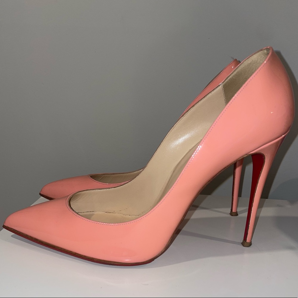 Christian Louboutin Pigalle Follies Patent Leather Pumps 42 *Gently used* pink